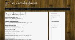 Desktop Screenshot of leszartsdesplanches.org