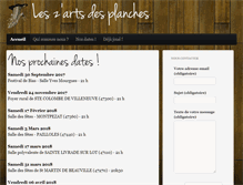 Tablet Screenshot of leszartsdesplanches.org